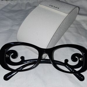 Prada Black Swirl Eyeglasses
